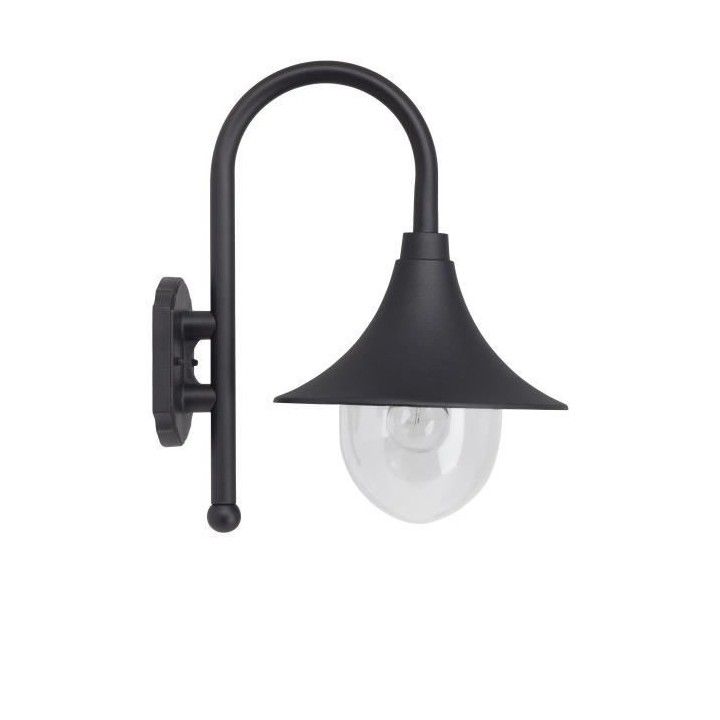 BRILLIANT - BERNA Applique extérieure - coloris noir - alu/matiere pl