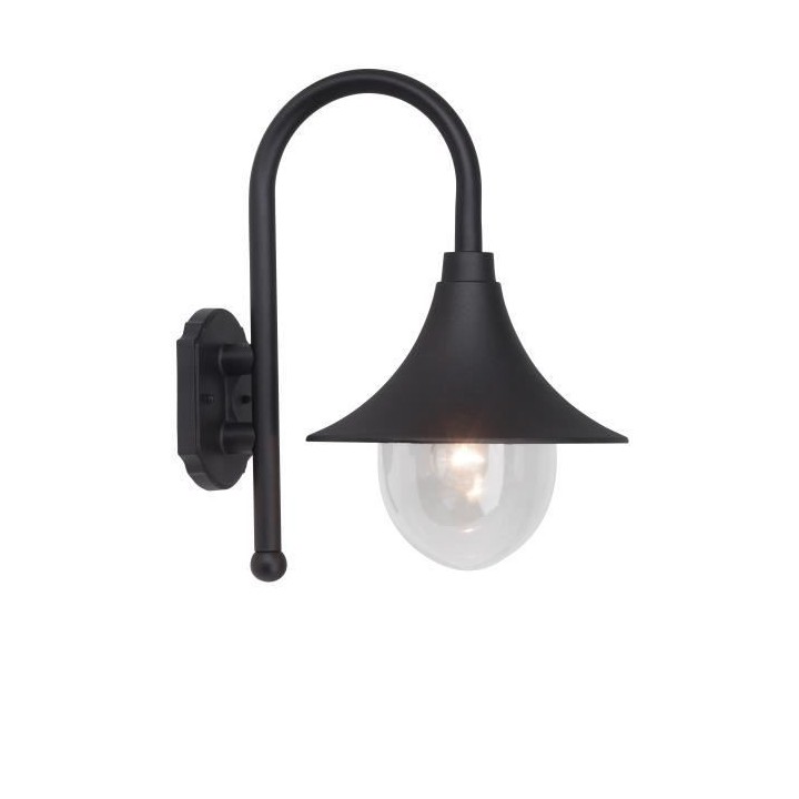 BRILLIANT - BERNA Applique extérieure - coloris noir - alu/matiere pl