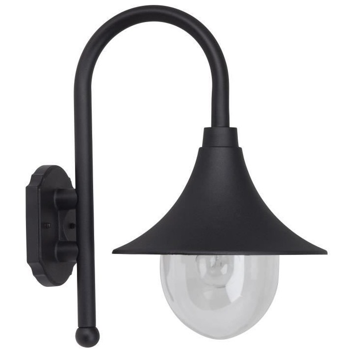 BRILLIANT - BERNA Applique extérieure - coloris noir - alu/matiere pl