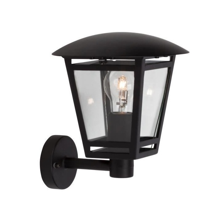 BRILLIANT - RILEY Applique extérieure - coloris noir - métal/verre E