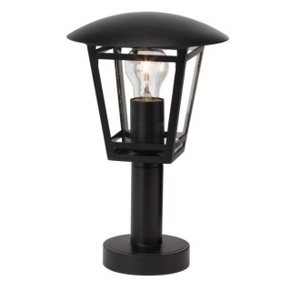 BRILLIANT - RILEY Borne extérieure - coloris noir - métal/verre E27