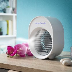 Mini-climatiseur Humidificateur à Ultrasons avec LED Koolizer InnovaGoods