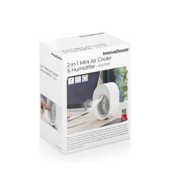 Mini-climatiseur Humidificateur à Ultrasons avec LED Koolizer InnovaGoods