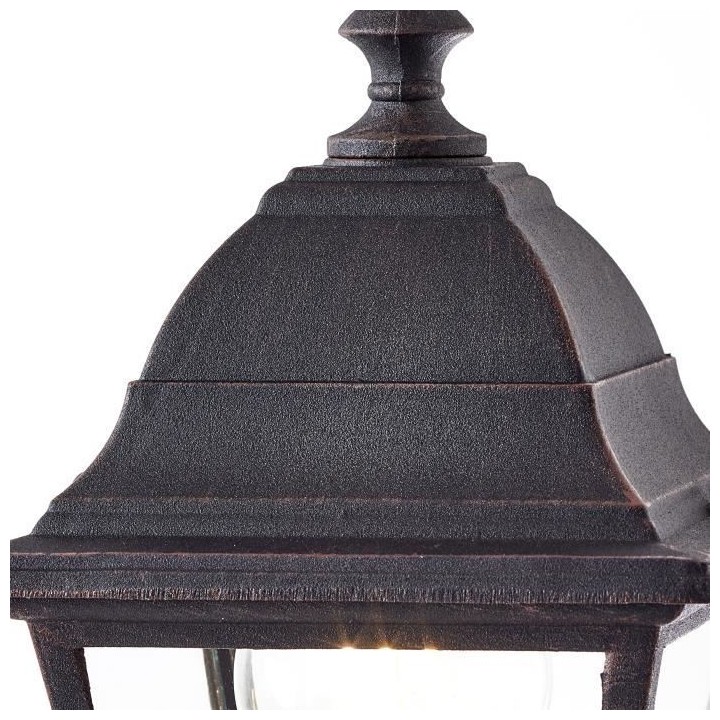 BRILLIANT - NEWPORT Borne extérieure - coloris rouille - métal/verre