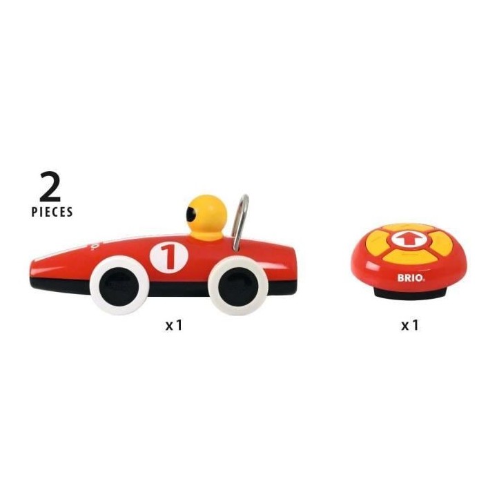 Brio Voiture de course radiocommandee - Commande a distance - Jouet d'