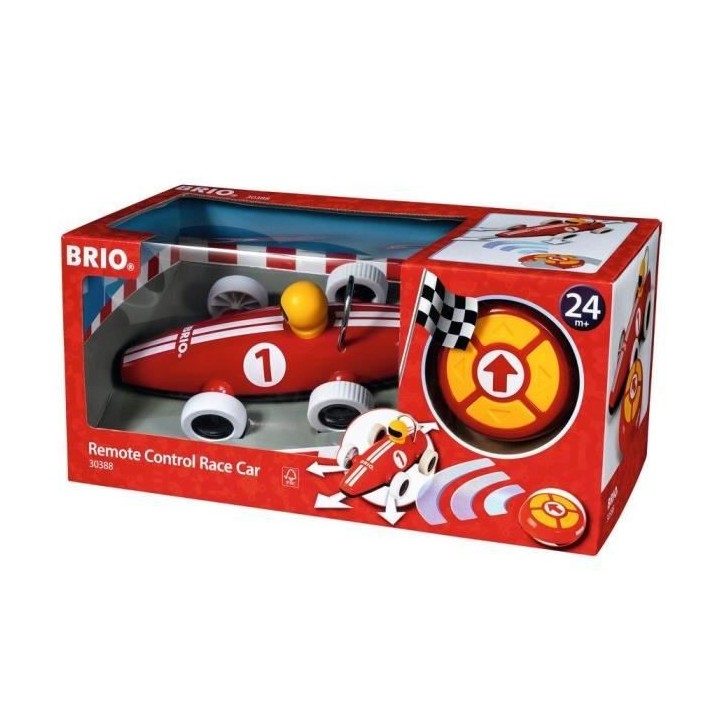 Brio Voiture de course radiocommandee - Commande a distance - Jouet d'