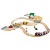 Brio World Circuit Correspondance Train / Bus - Coffret 33 pieces - Circuit de train en bois - Ravensburger - Des 3 ans - 33209