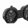 Horloge Murale DKD Home Decor Verre Noir Fer (58 x 6.5 x 18 cm)