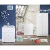 BABY PRICE New Basic Armoire Chambre bébé 2 Portes