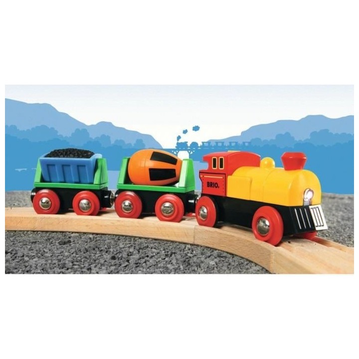 Train de Marchandises avec Lumiere