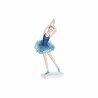 Figurine Décorative DKD Home Decor Bleu Romantique Danseuse Classique 11 x 6 x 23 cm