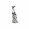 Figurine Décorative DKD Home Decor Argenté Léopard Résine (30 x 26 x 64.5 cm)