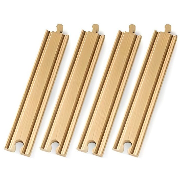 Brio World Rails Droits Longs - 216 Mm - Accessoire pour circuit de tr