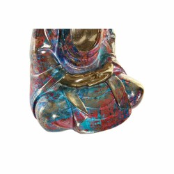 Figurine Décorative DKD Home Decor 22 x 17,5 x 32 cm Doré Buda Multicouleur Oriental