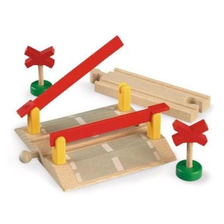 Brio World Passage a Niveau - Accessoire pour circuit de train en bois