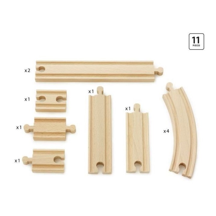 Brio World Coffret Evolution Débutants -11 Rails - Accessoire pour ci