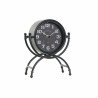 Horloge de table DKD Home Decor Noir Verre Fer 16 x 7,5 x 21 cm