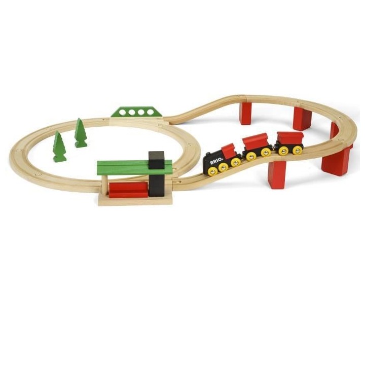 Brio Circuit Tradition Deluxe - Coffret 25 pieces - Circuit de train e