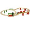 Brio Circuit Tradition Deluxe - Coffret 25 pieces - Circuit de train en bois - Ravensburger - Mixte des 2 ans - 33424