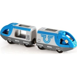 Brio World Train de Voyageurs a pile - Accessoire Circuit de train en