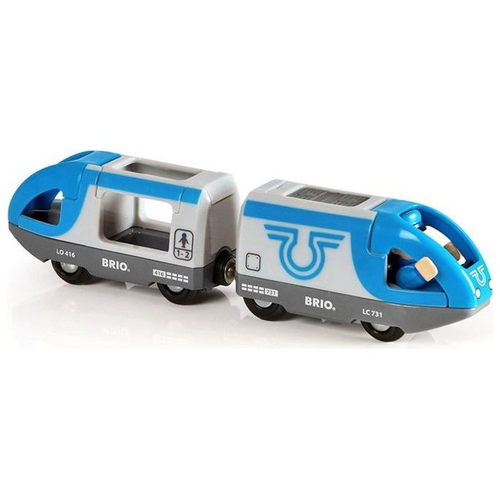 Brio World Train de Voyageurs a pile - Accessoire Circuit de train en