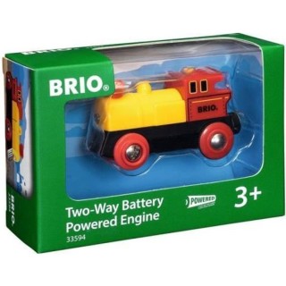 Brio World Locomotive a pile Bi-directionnelle Jaune Accessoire lumine