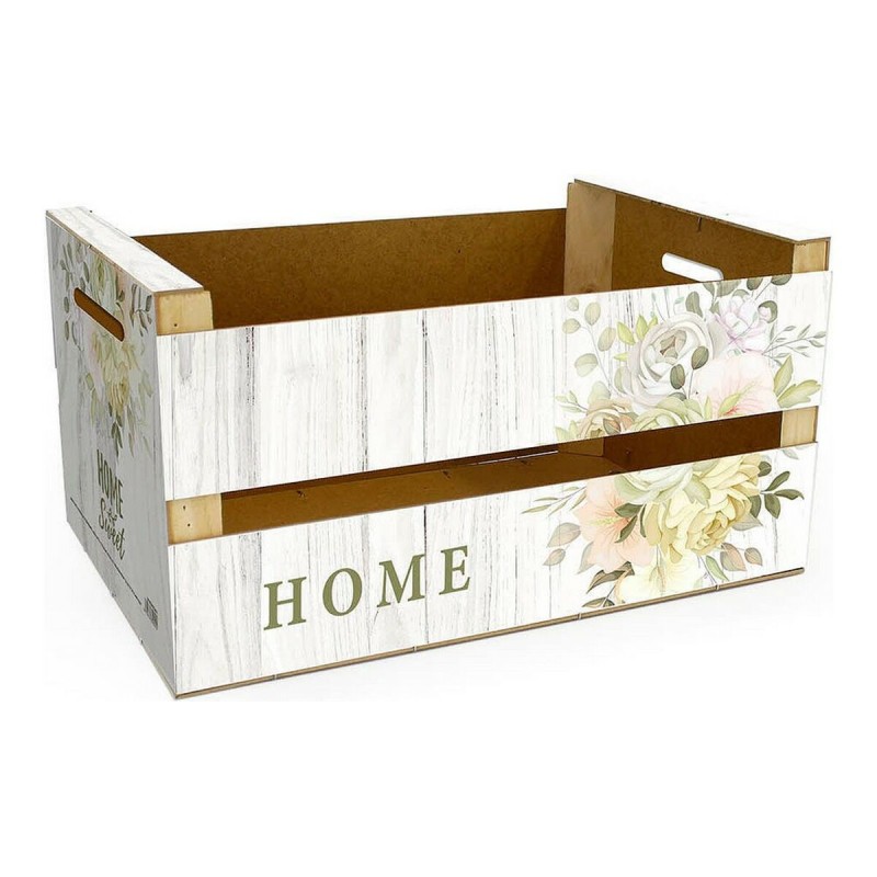 Boîte de rangement Confortime Home Brille Fleurs (36 x 26,5 x 17 cm)