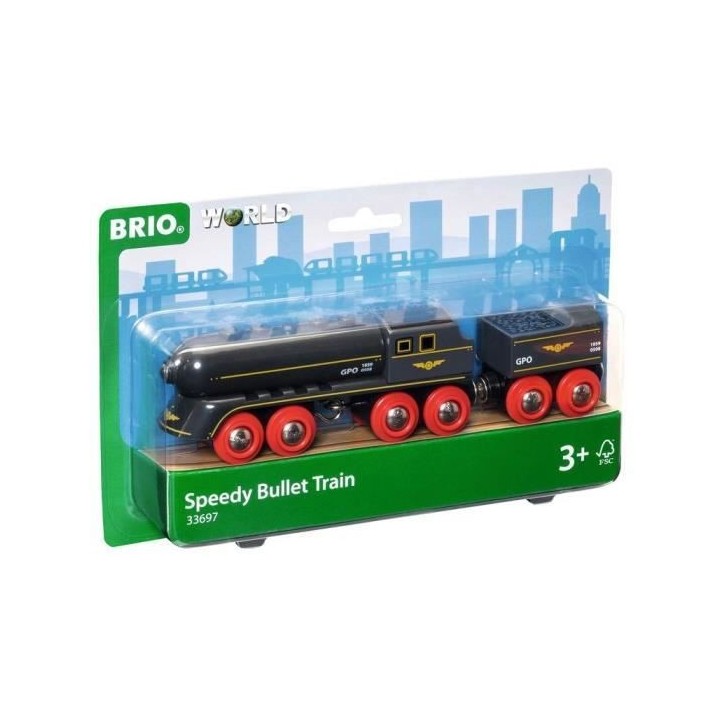 Brio World Train Grande Vitesse - Accessoire Circuit de train en bois