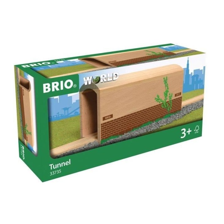 Brio World Tunnel - Accessoire pour circuit de train en bois - Ravensb