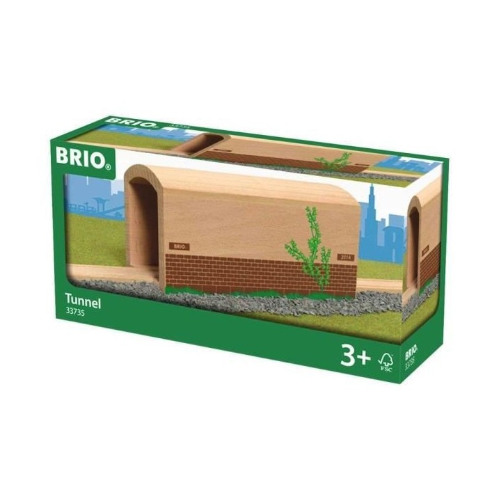 Brio World Tunnel - Accessoire pour circuit de train en bois - Ravensb