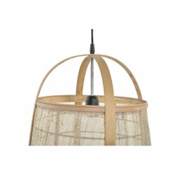 Suspension DKD Home Decor Marron Multicouleur Bois Bambou 50 W Oriental 220 V 38 x 38 x 56 cm