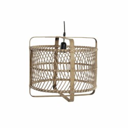 Suspension DKD Home Decor Noir Bambou 220 V 50 W (39 x 39 x 35 cm)