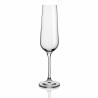 Coupe de champagne Belia Bohemia Transparent verre 6 Unités (20 cl)