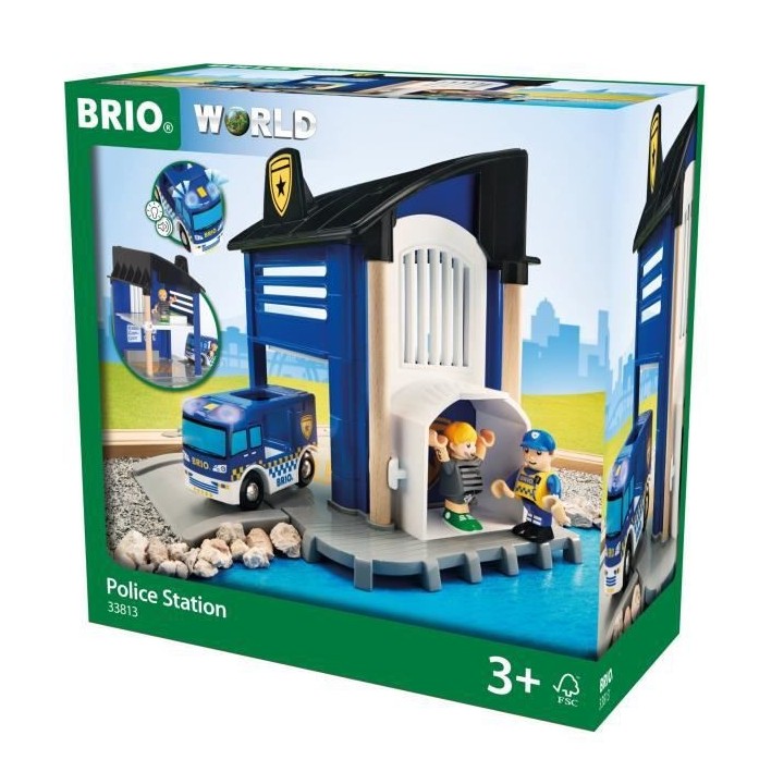 Brio World Commissariat de Police - Accessoire son et lumiere pour cir