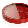 Horloge Murale Versa Rouge polypropylène (4,3 x 30 x 30 cm)