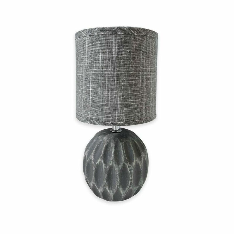 Lampe de bureau Versa Ovo Céramique Textile (14 x 33 cm)