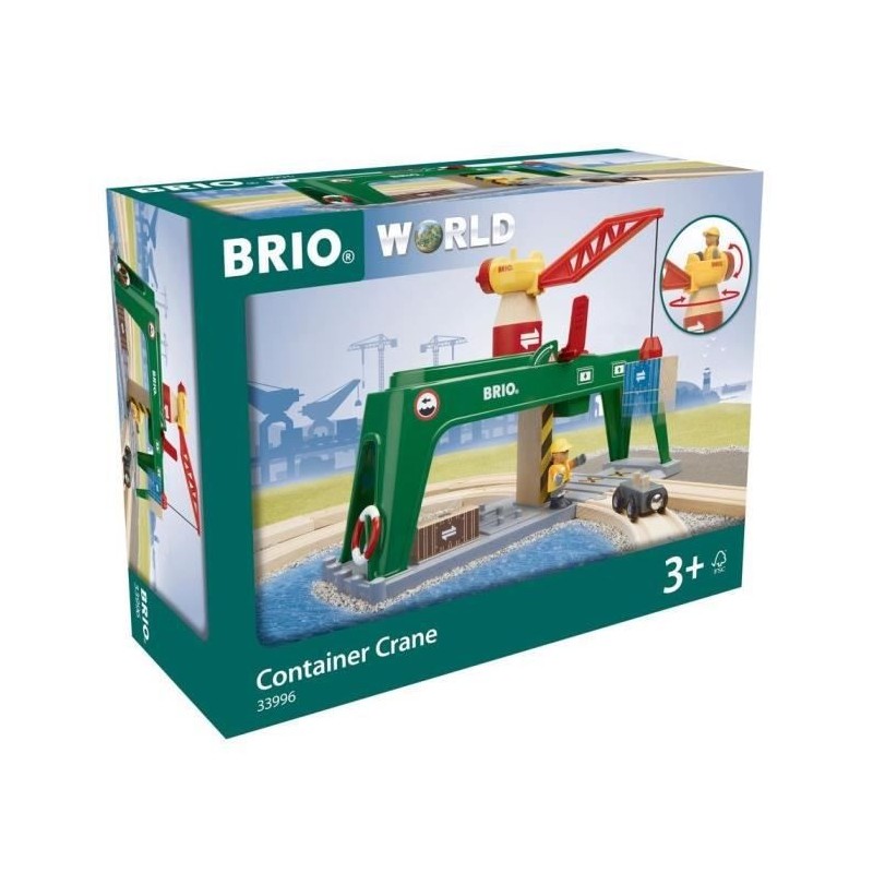 BRIO - Grue double voie de chargement