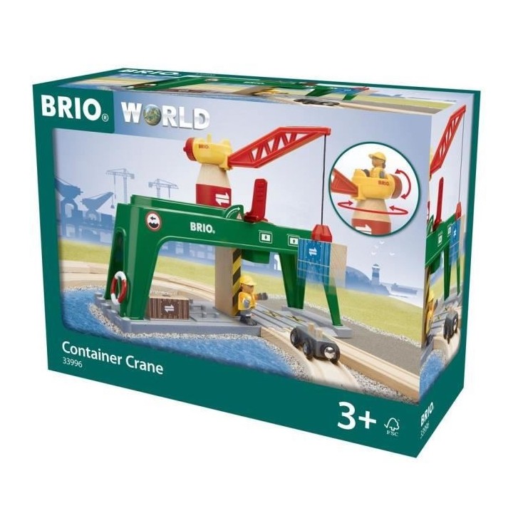 BRIO - Grue double voie de chargement