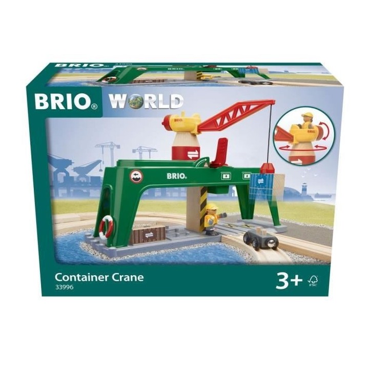 BRIO - Grue double voie de chargement
