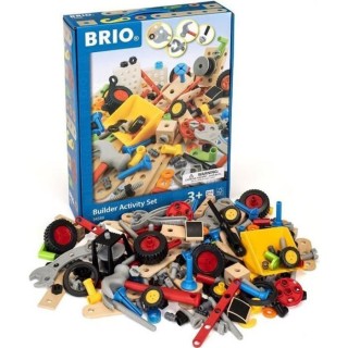 BRIO - 34588 - COFFRET ACTIVITÉ BUILDER 211 PIeCES