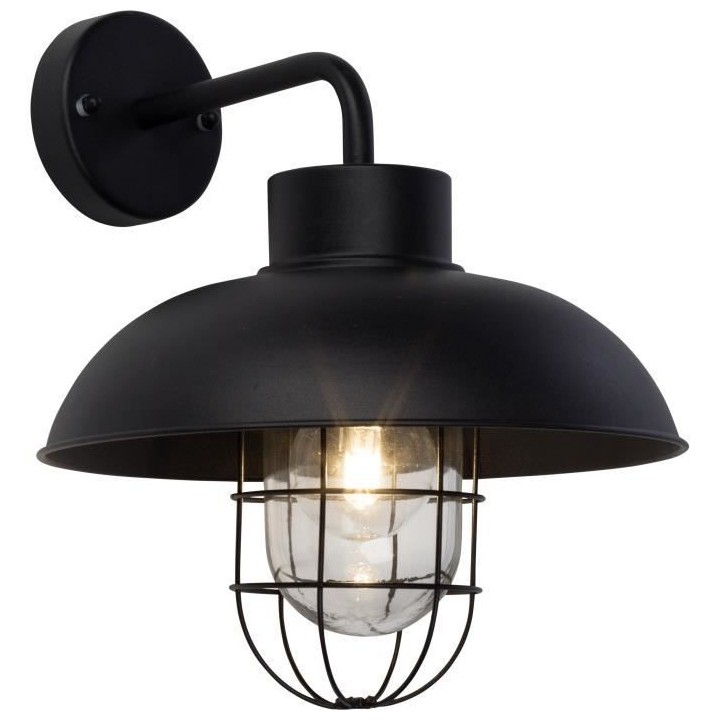 BRILLIANT - PORTLAND applique extérieure - descendante - coloris noir