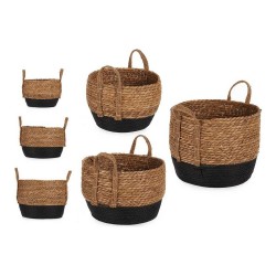 Set de basket Noir Marron Algues marines (3 pcs)