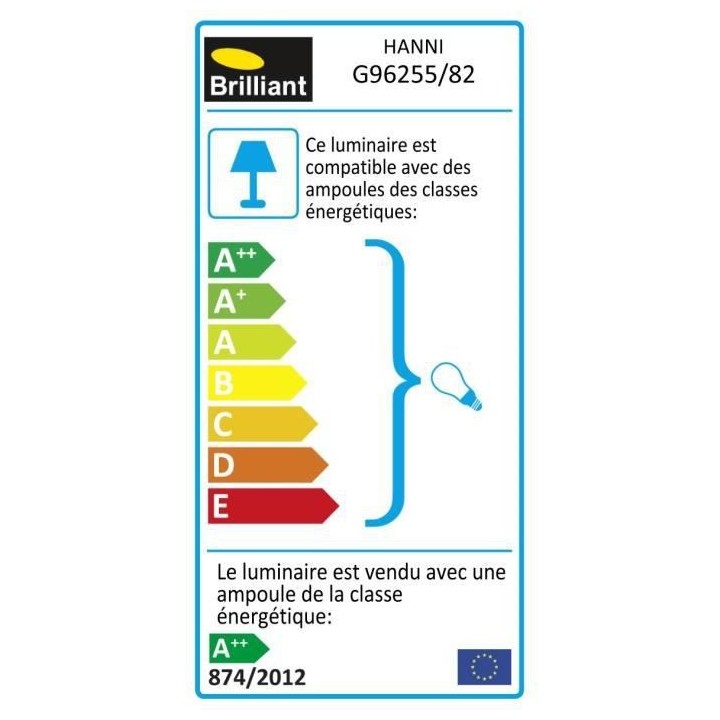 BRILLIANT Potelet extérieur Led Hanni 2,5W