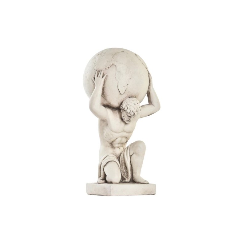 Figure décorative de jardin DKD Home Decor Atlas Blanc Magnésium (31 x 28 x 56 cm)