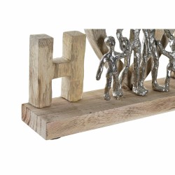 Figurine Décorative DKD Home Decor Home Argenté Aluminium (48 x 7,5 x 21 cm)