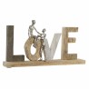 Figurine Décorative DKD Home Decor Love Aluminium (51 x 8 x 26 cm)