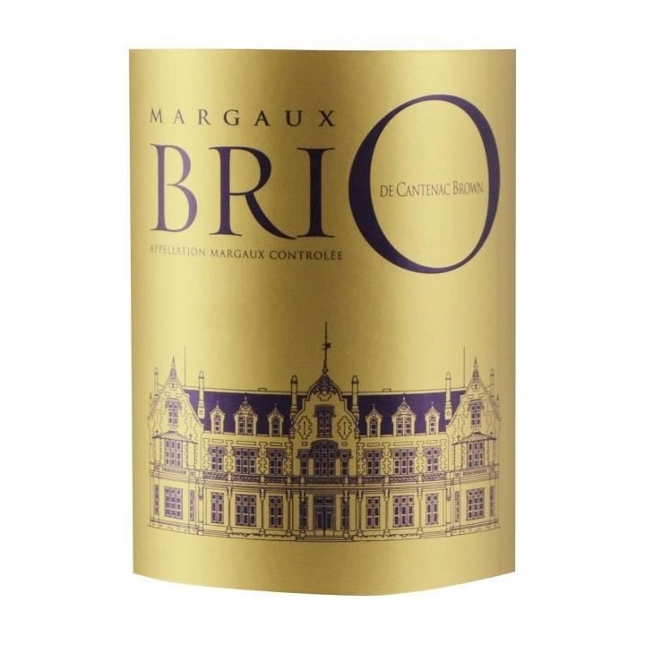 Brio de Cantenac Brown 2014 Margaux - Vin rouge de Bordeaux