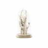 Figurine Décorative DKD Home Decor Marron Fleurs 13 x 13 x 22 cm