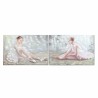 Cadre DKD Home Decor 120 x 3 x 80 cm Danseuse Classique Traditionnel (2 Unités)