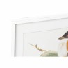 Cadre DKD Home Decor 60 x 2,5 x 60 cm Oiseau Shabby Chic (4 Pièces)